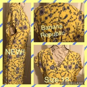 NWT Gorgeous Banana Republic Wrap Dress, Size 18